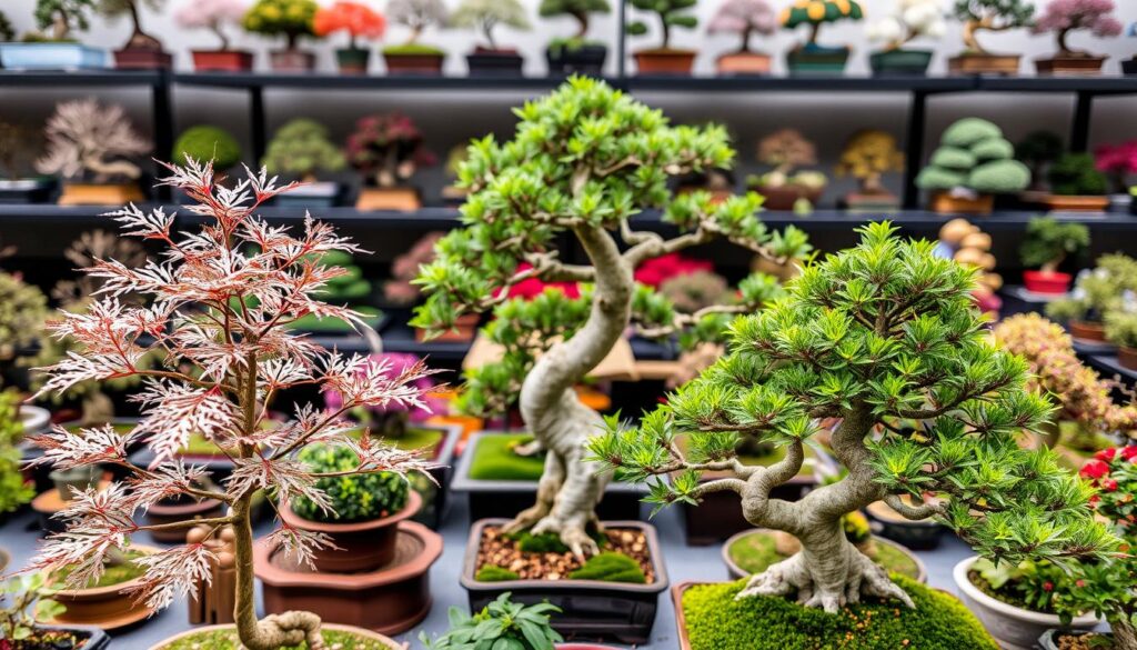 różnice między gatunkami bonsai