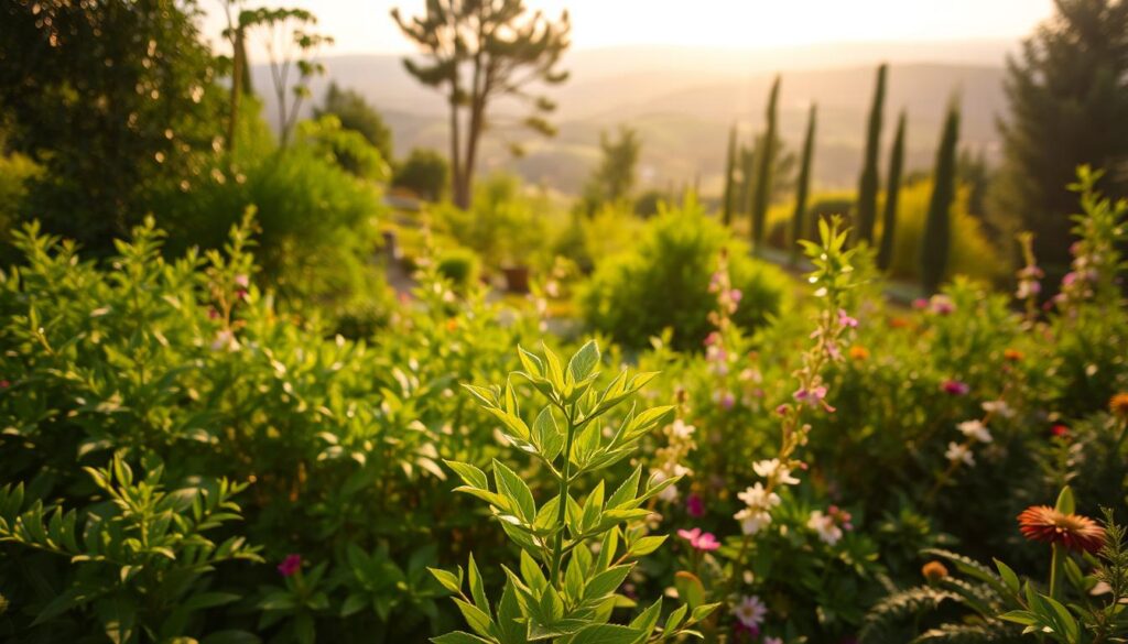 A lush, vibrant garden filled with a diverse array of plants in various shades of green, including leafy ferns, broad-leaved bushes, and tall, slender trees. The foreground features a prominent plant with distinctive, zigzagging leaves and a striking, Z-shaped silhouette, commanding attention. The middle ground showcases smaller plants and flowers, their petals unfurling in a delicate dance. In the background, a serene, sun-dappled landscape with rolling hills and a distant horizon, bathed in a warm, golden glow. Crisp, high-resolution, photographic realism, with a shallow depth of field and a focus on the central Z-shaped plant. A lush, vibrant garden filled with a diverse array of plants in various shades of green, including leafy ferns, broad-leaved bushes, and tall, slender trees. The foreground features a prominent plant with distinctive, zigzagging leaves and a striking, Z-shaped silhouette, commanding attention. The middle ground showcases smaller plants and flowers, their petals unfurling in a delicate dance. In the background, a serene, sun-dappled landscape with rolling hills and a distant horizon, bathed in a warm, golden glow. Crisp, high-resolution, photographic realism, with a shallow depth of field and a focus on the central Z-shaped plant.